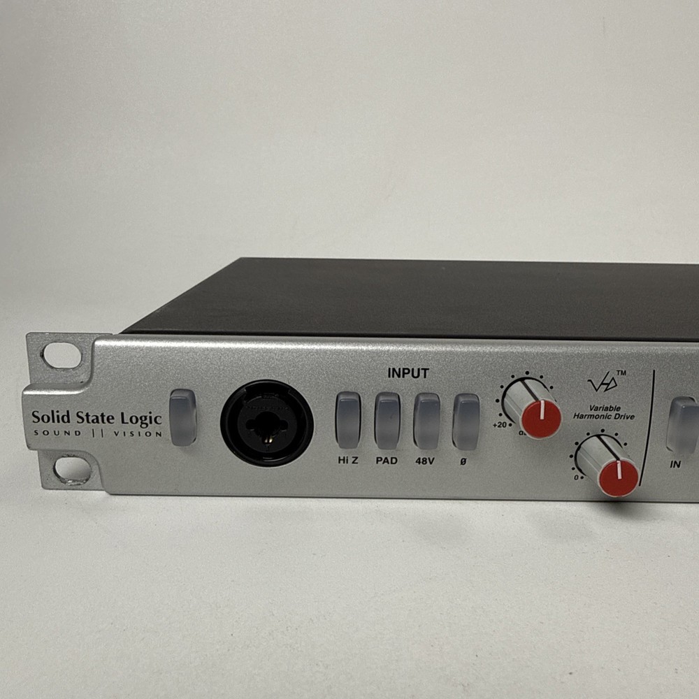 SSL XLogic Alpha Channel Strip Preamp EQ Tested Working w/ Power Cable