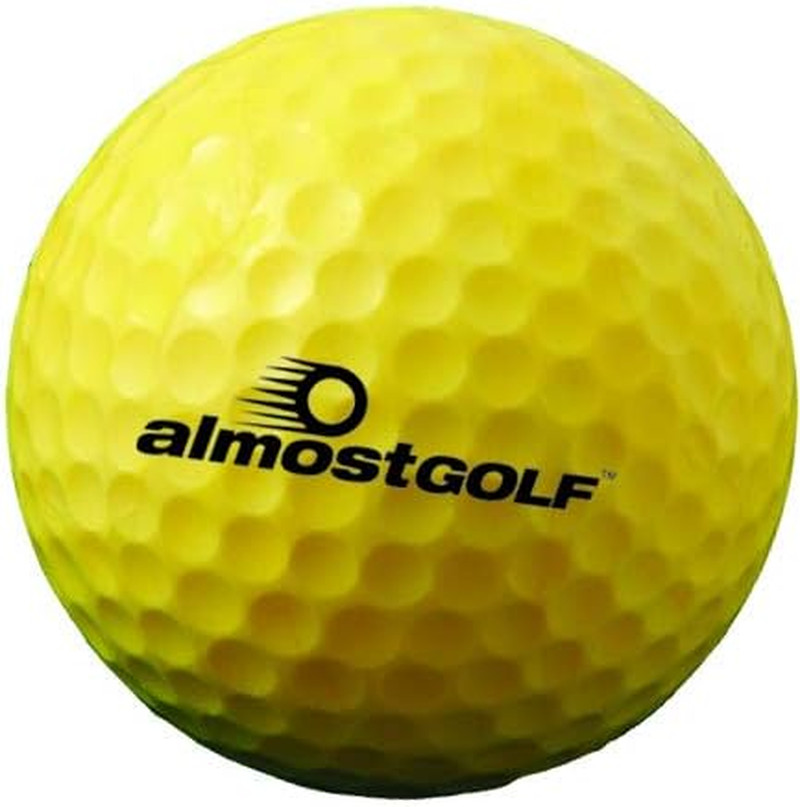 ALMOSTGOLF Limited Flight Practice Foam Golf Balls – Realistic Spin, Trajectory,