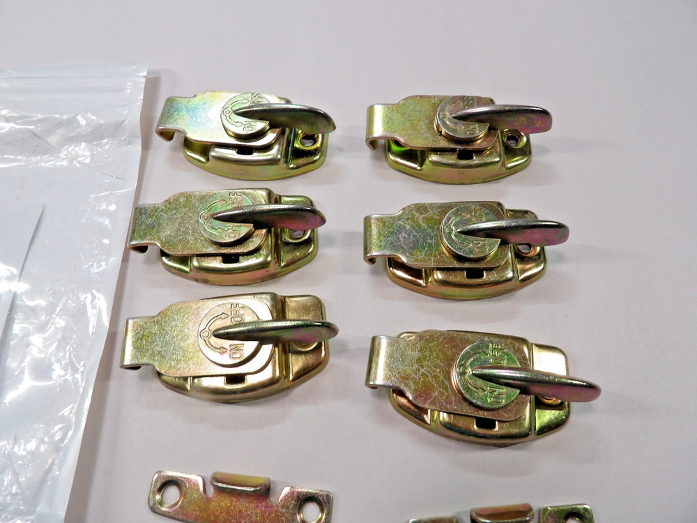ZIUZI 6 Sets Table Leaf Latch Lock Hardware Heavy Duty Dinging Gold