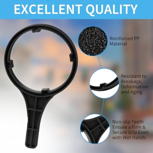 Heavy Duty Water Filter Wrench, 6.38" Inner Diameter, fits for Big Blue Style