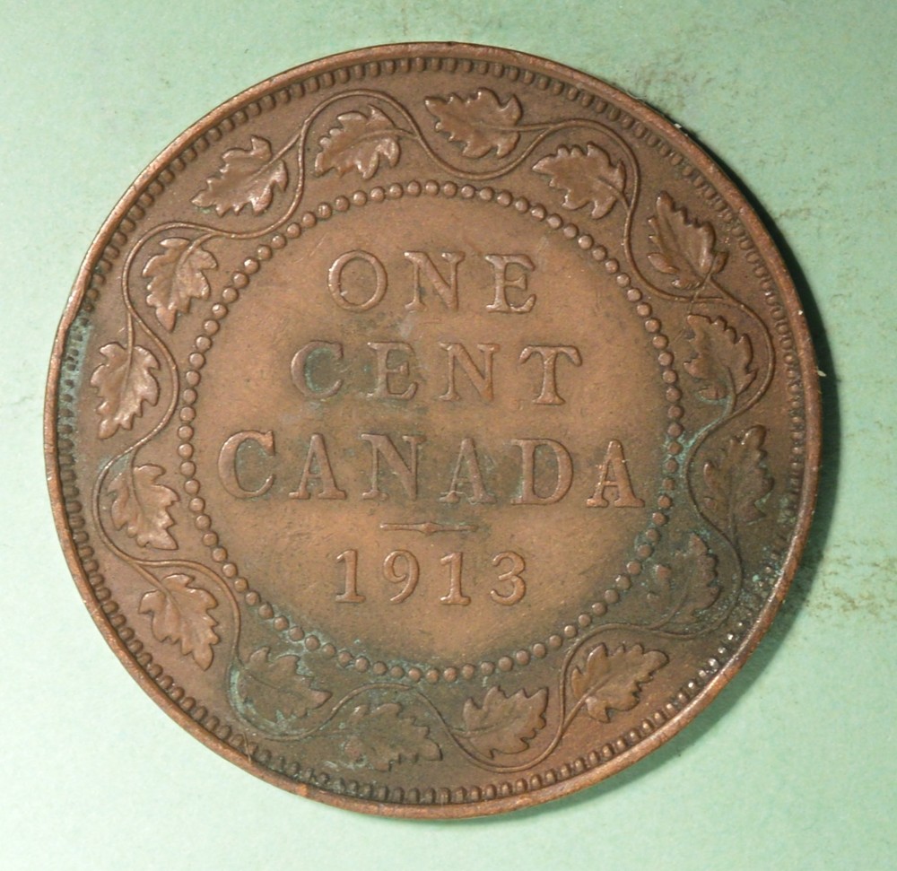 1913 - Canada Large Cent  - INV# X-92