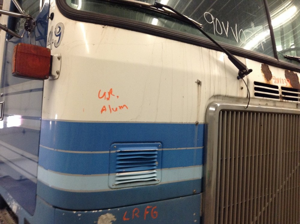 Volvo WHS ALUMINUM Right/Passenger UPPER FRONT Panel