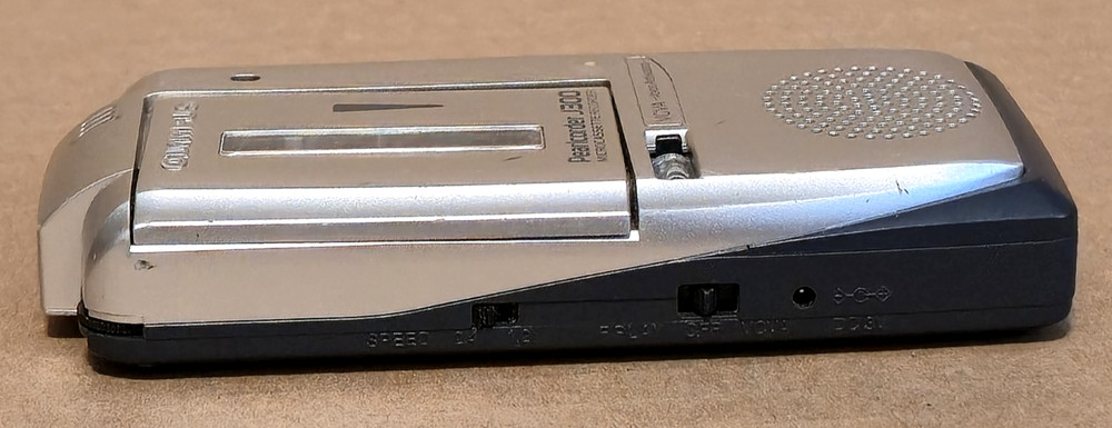 Olympus Pearlcorder J300 Microcassette Recorder Tested & Works