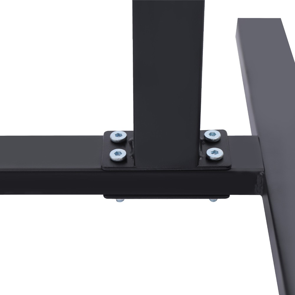 Rolling Laptop Desk Holder Mobile Computer Stand Office Table 360° Rotation