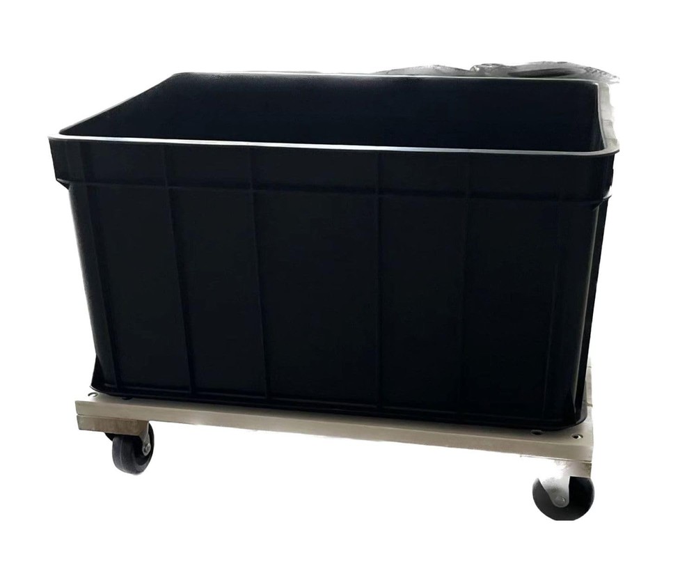 24-372 24in. x 16in. 1000 lb. Capacity Hardwood Solid Deck Dolly