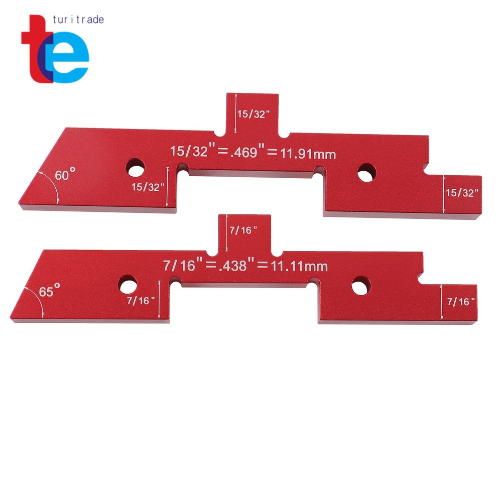 Setup Blocks Woodworking 14 Pcs Precision Aluminum Router Table Setup Bars
