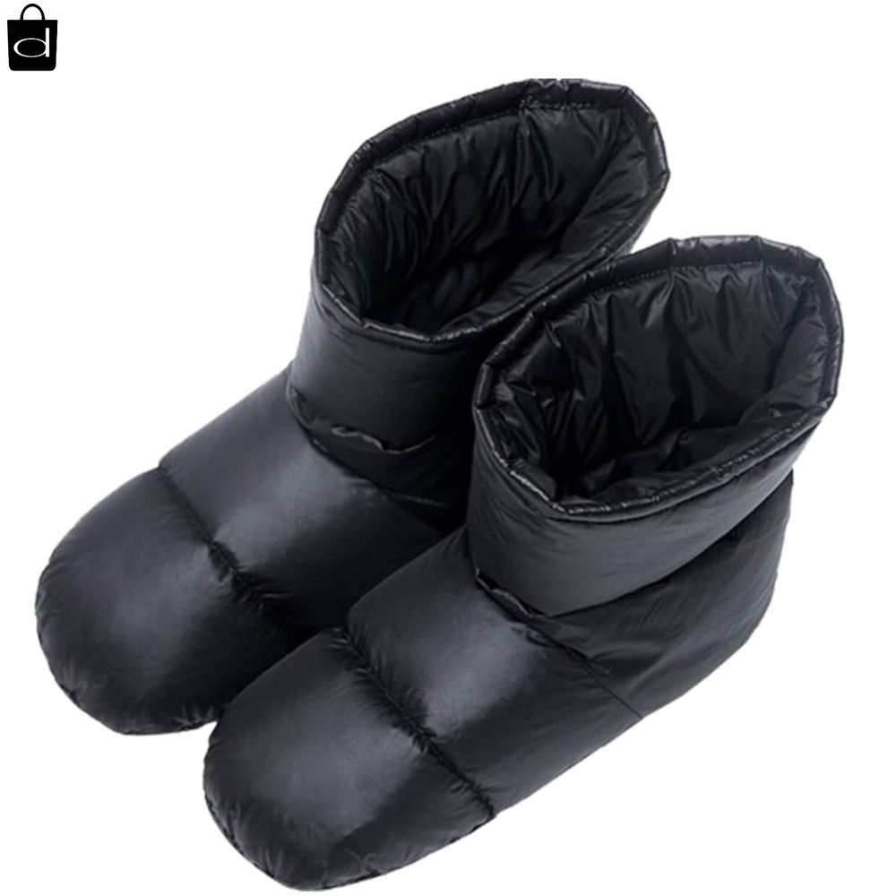 Ultralight Down Booties Warm Sleeping Socks for Camping Backpacking Tent Size:L