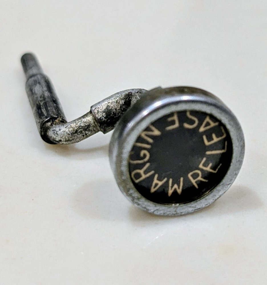 Original Antique Margin Release Button For 1934 Royal Typewriter H Model
