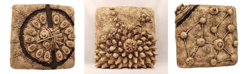 Ceramic Art Square Vintage Wall Tile by Chris Gryder