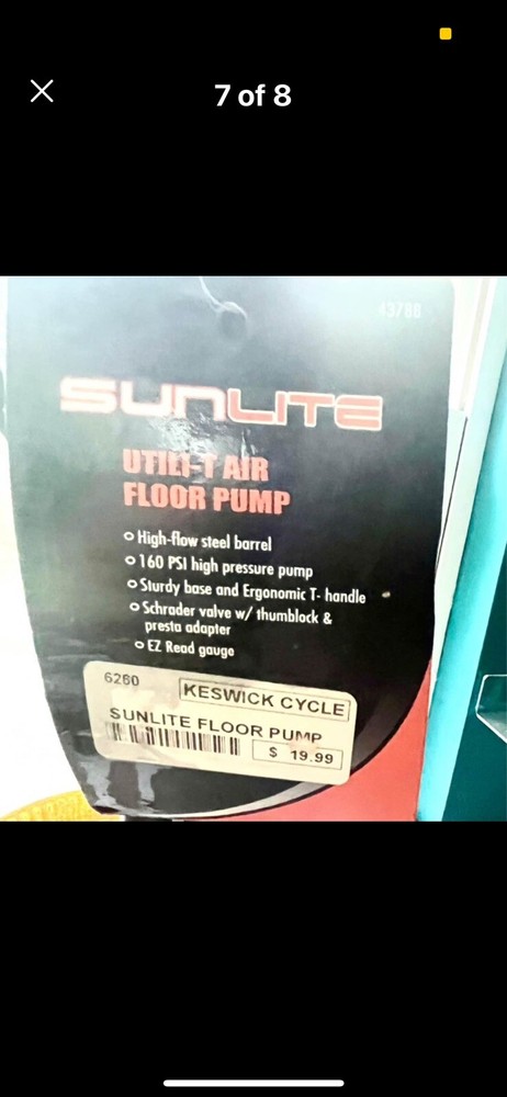 Biking Combo! Bicycle Light & Hand Pump . THINK SPRING!!