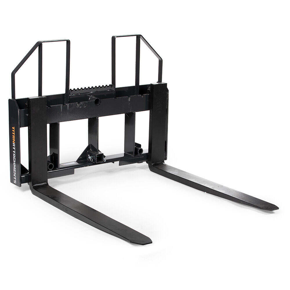 Titan Attachments Class 3 Step-Through Pallet Fork Frame Attachment, 72” Blades