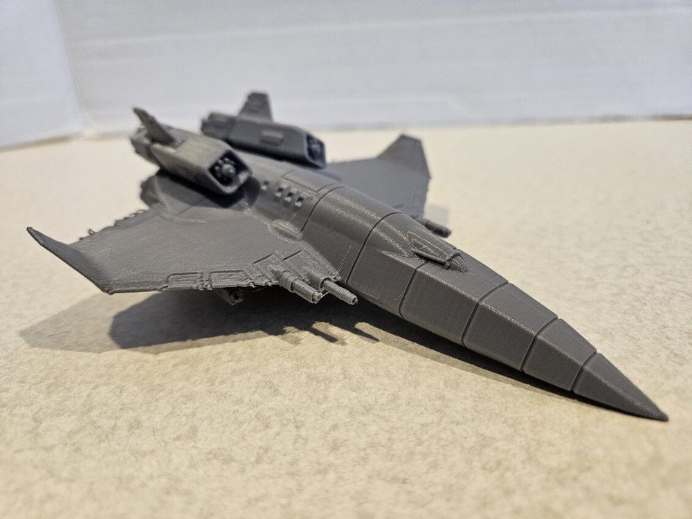 3d Printed 6in Grey Centurion Wing Commander WC Space Ship