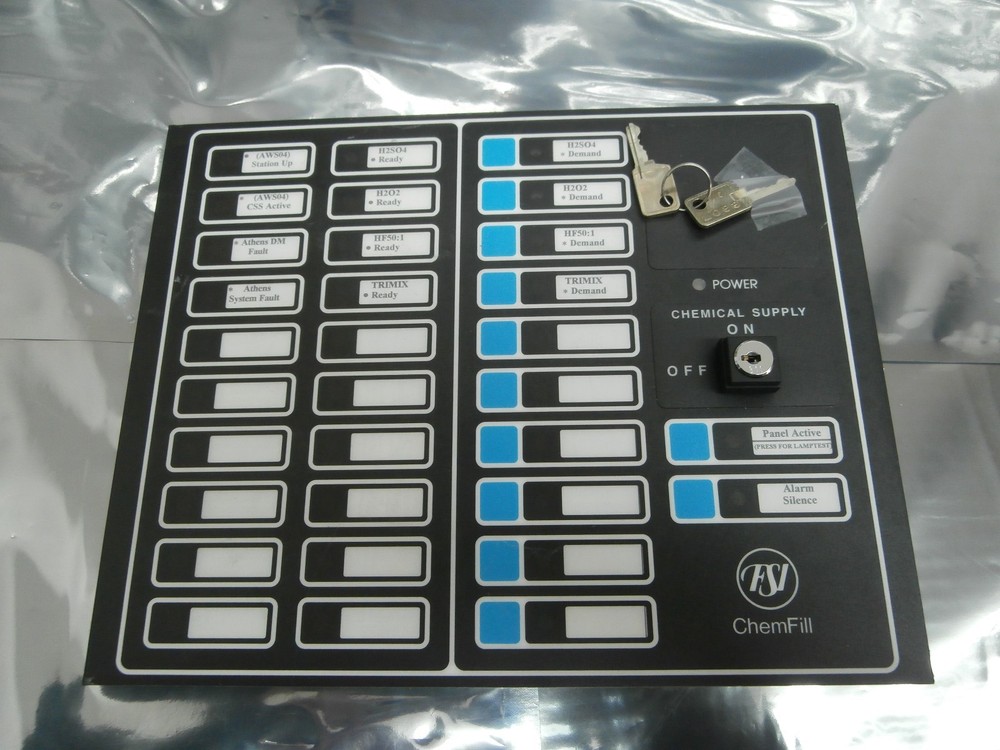 FSI International 404126-001 Chemfill Operator Interface Panel Used Working