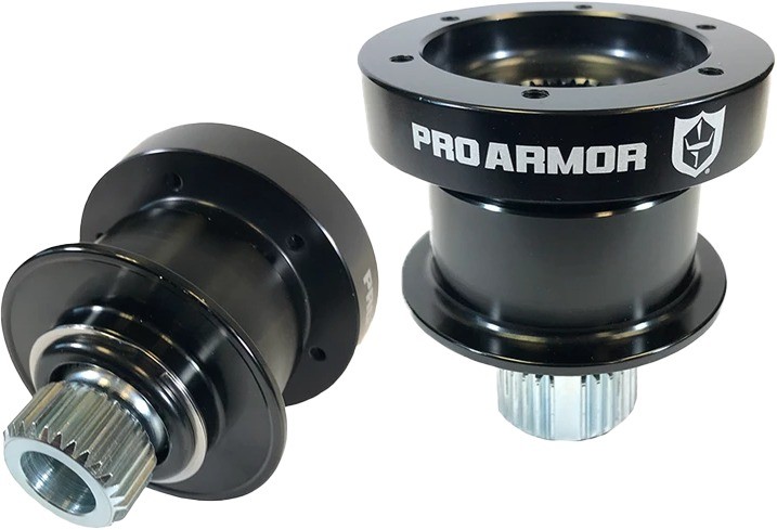 Pro Armor Quick Release Steering Wheel Hub Black P081Z281BL