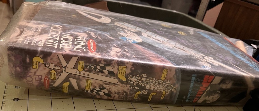Centuri Space 1999 Eagle Transporter Flying Model Rocket Kit - Open - Complete