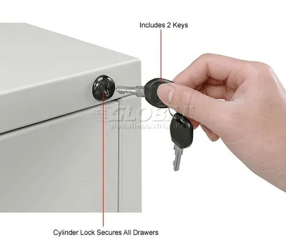 Interion? Media Cabinet 4 Drawer Putty