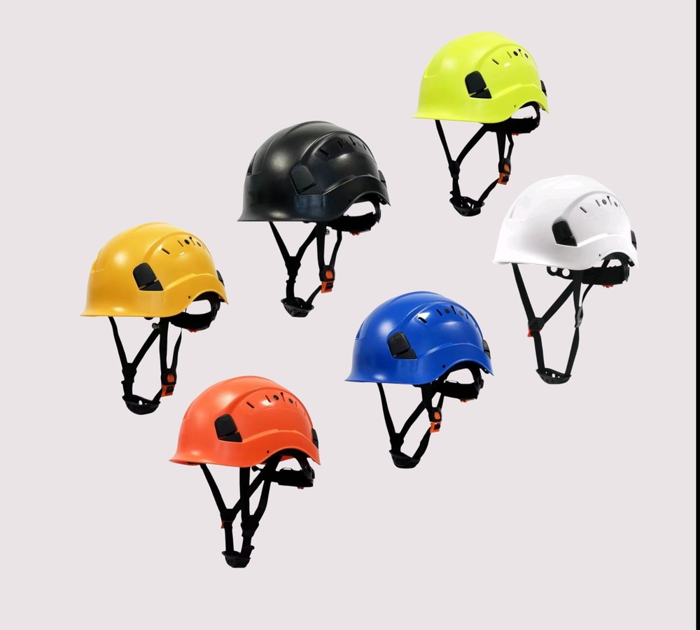 Arborist Tree Rock Safety Helmet, Climbing Work Hard Hat with Visor
