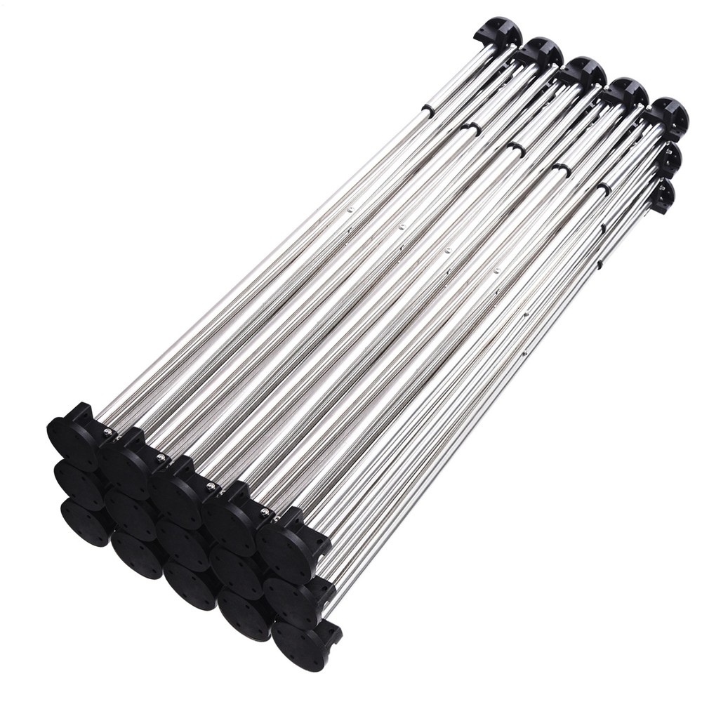 87*29in Portable Work Station with Storage Bag, Foldable Work Bench Table Silver