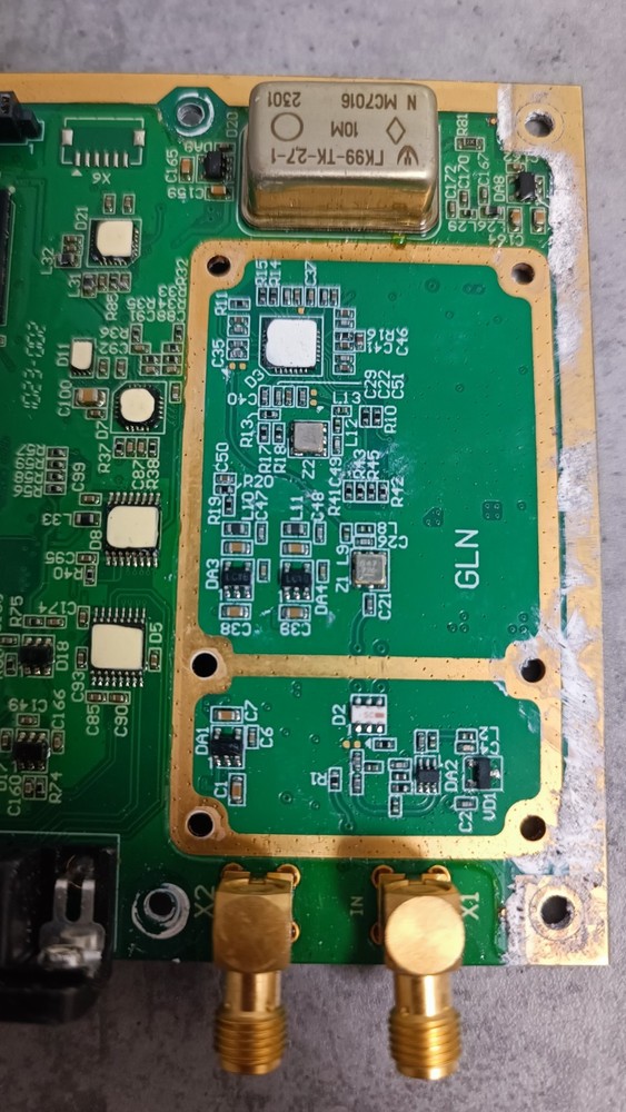 Navigation and receiving module (GNSS/GPS + GLONASS) with digital processing.