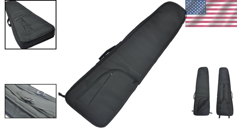 Black Mini Strat Guitar Bag - Water-Resistant & Two Compartment Design