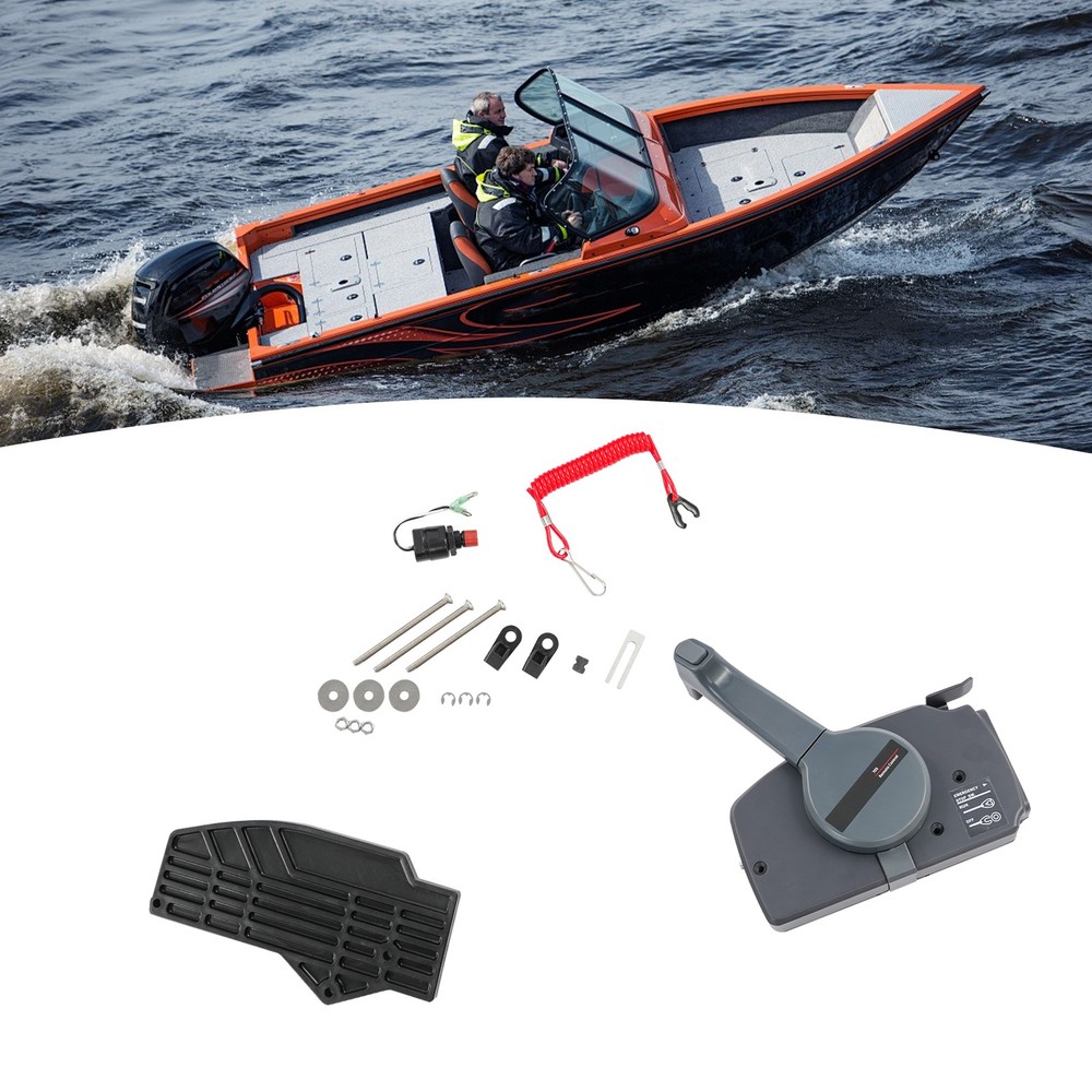 Adjustable Damping Outboard Remote Control Box Side Mount Outboard Motor