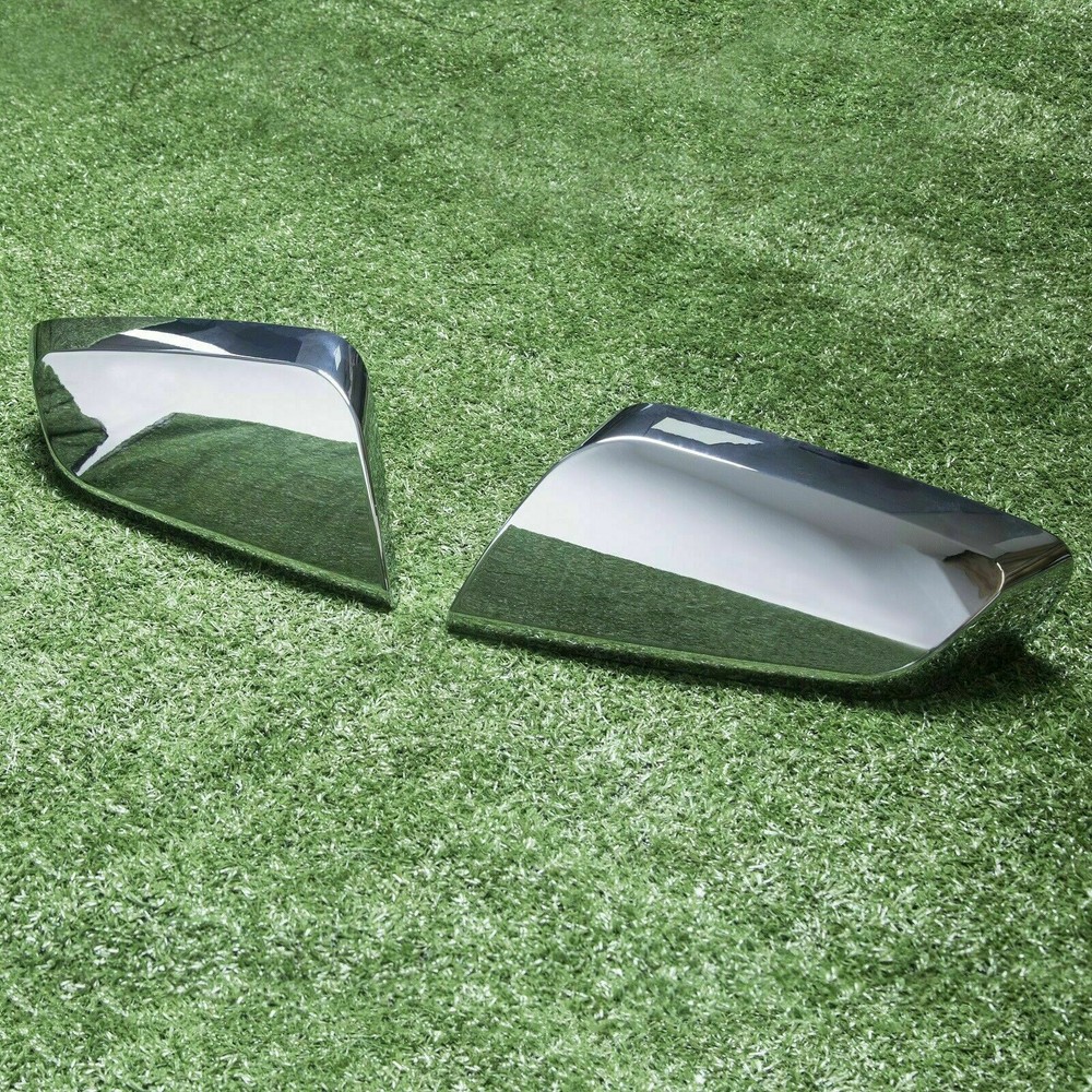 For 2014-2020 Chevy Impala Chrome Triple Mirror Covers Clip On Replacement Trims