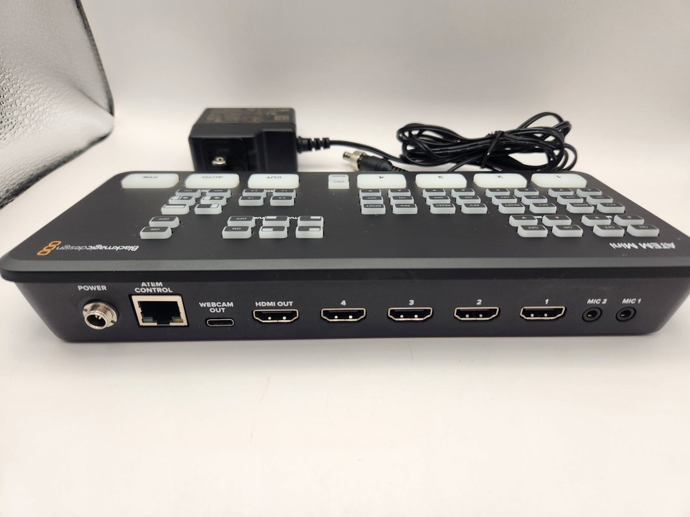 Blackmagic Design ATEM Mini HDMI Live Switcher + PSU Tested