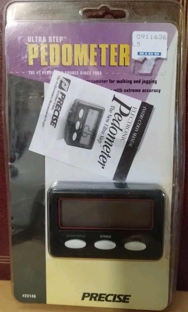 Vintage NOS Ultra Step Electronic Pedometer Precise Distance