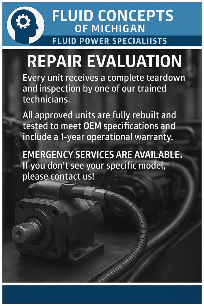 VICKERS PVB29RS20CVP12 / PVB29-RS-20-CVP-12 ( REPAIR EVALUATION ONLY )