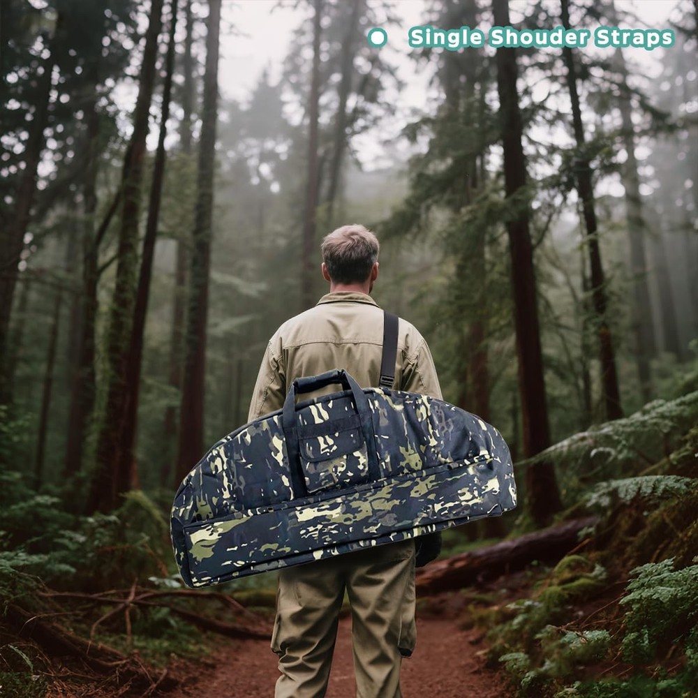 Silfrae Compound Bow Case, Padded, Lightweight Bow Carry Bag