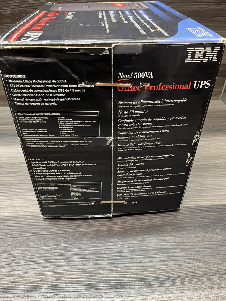 IBM Office Professional UPS 500VA *NEW*