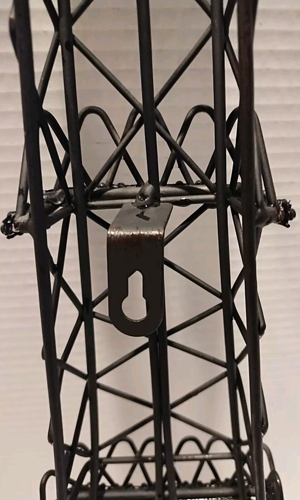 24" Eiffel Tower Structure Paris Wall Decor Metal Black