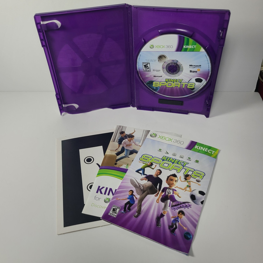 Microsoft Xbox 360 Kinect Sensor with Kinect Sports Game Complete