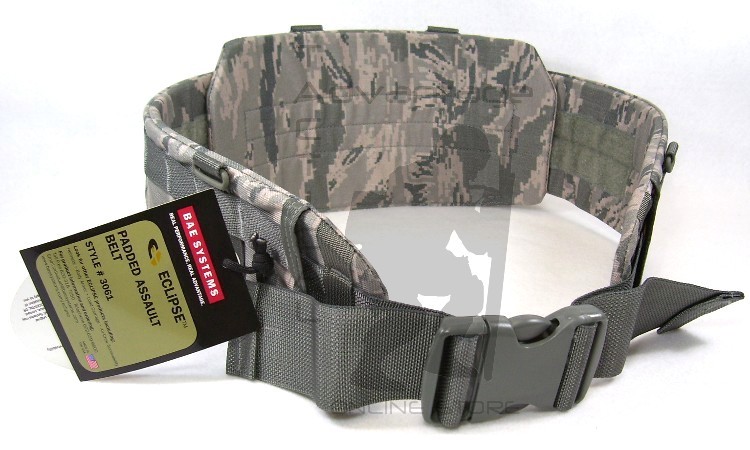 BAE Systems ECLiPSE Padded MOLLE Assault Belt - SM/MD Air Force ABU camo