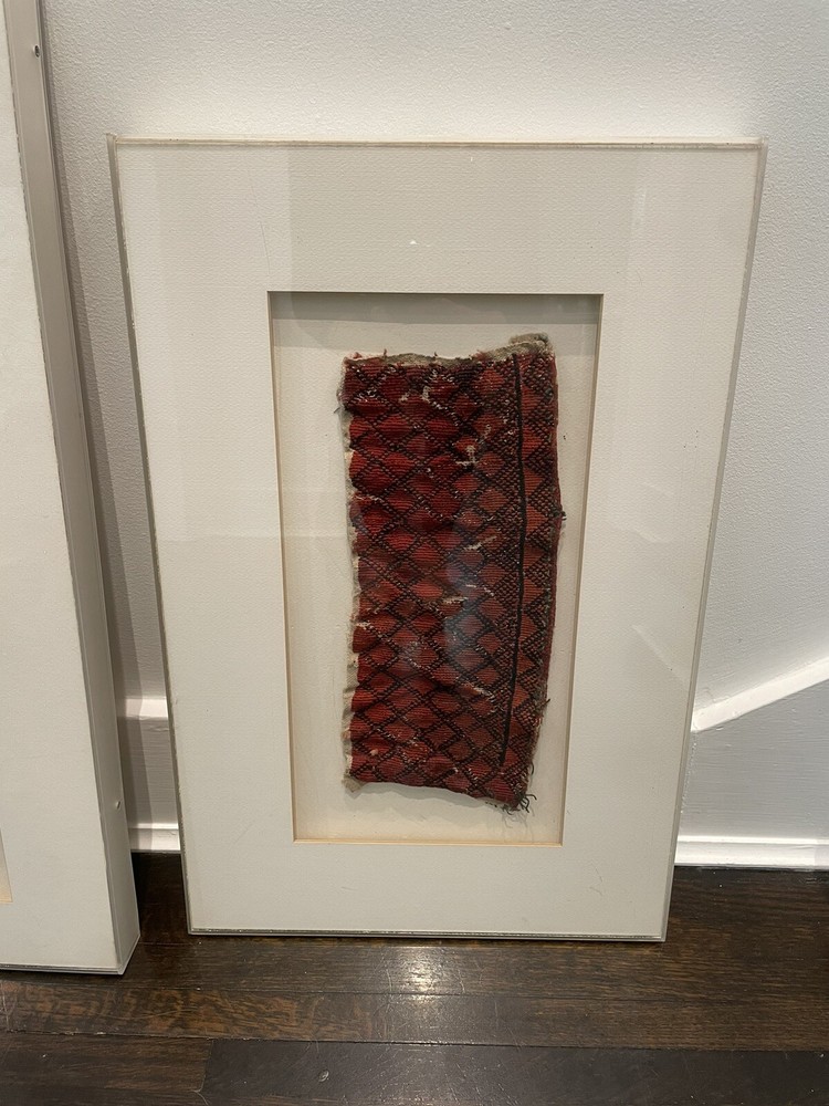 Framed Antique Afghani Textiles - Set Of 2