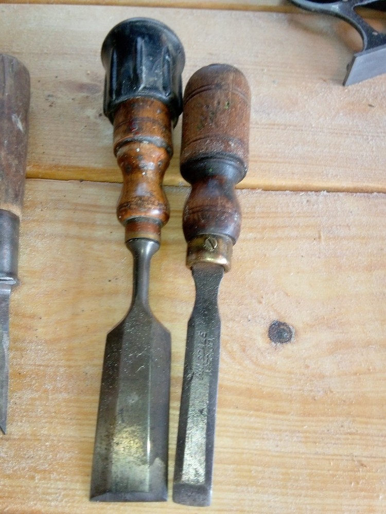 Vintage E A Berg Chisel - Eskilstuna Sweden + other Woodworking tools