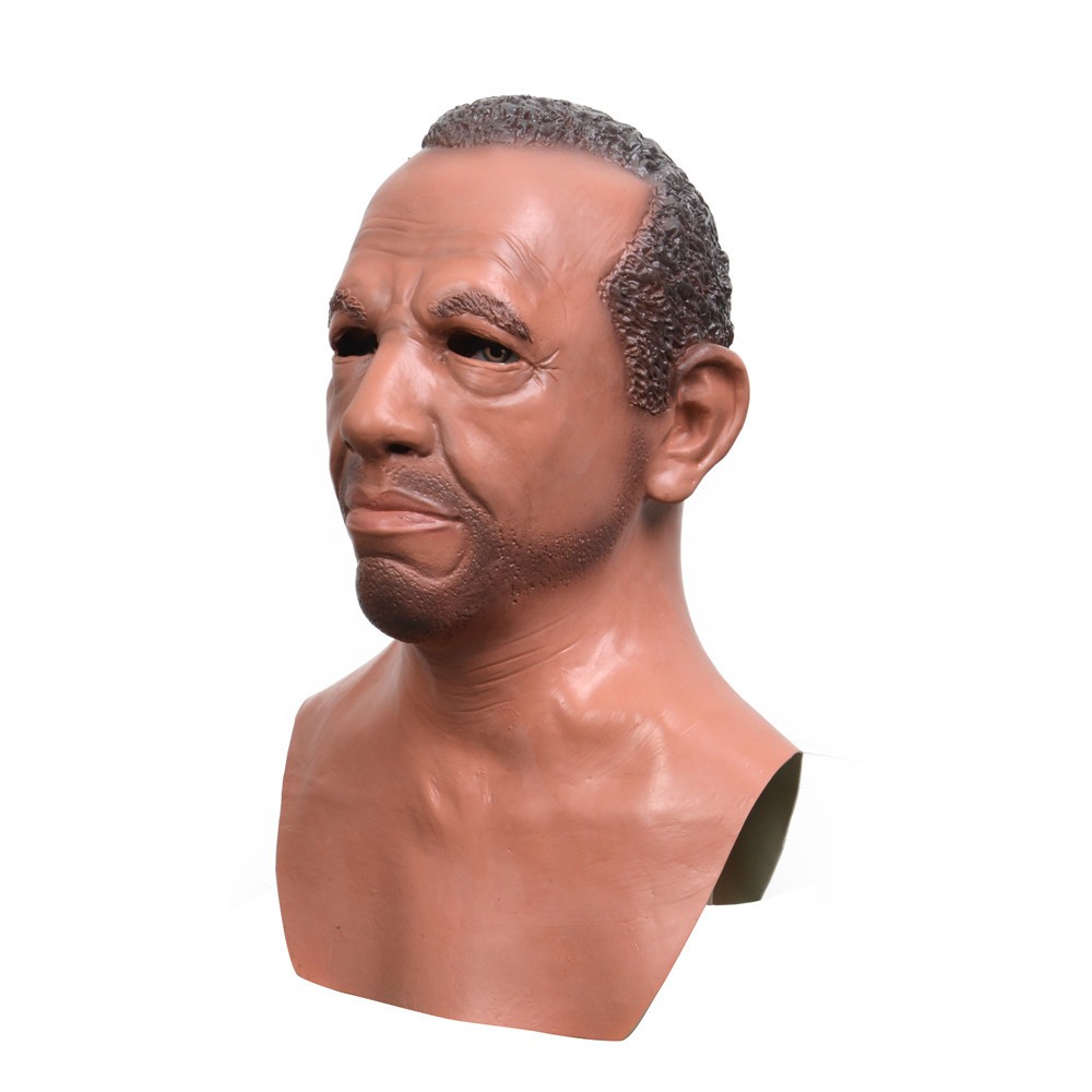 Black Big Brother latex mask