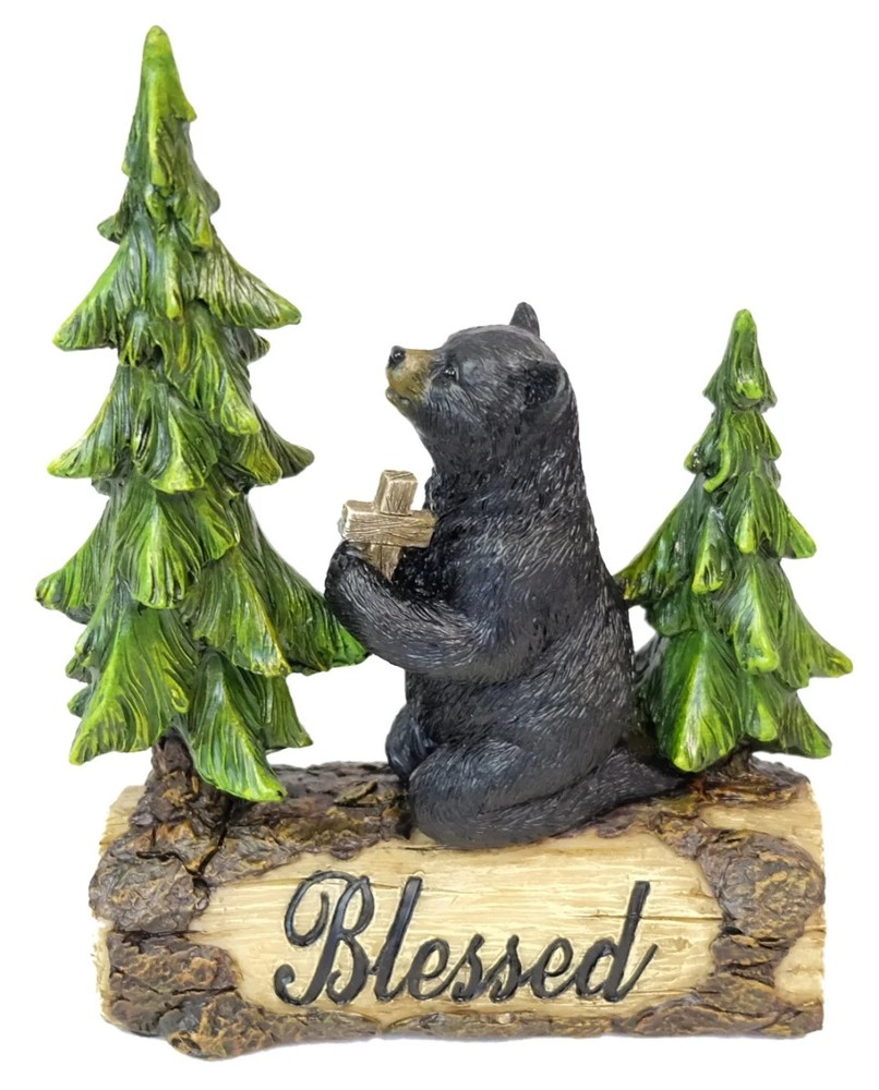 De Leon Collections 13788 Blessed Praying Bear Figurine