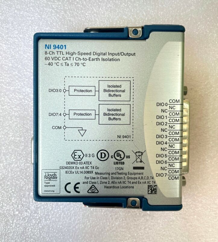 Used National instruments NI-9401 NI 9401 cDAQ Digital Input / Output Module