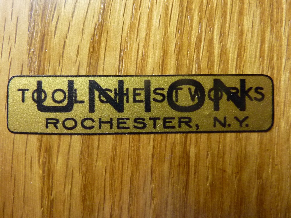 "UNION TOOL CHEST WORKS EMBLEM" for Machinist Chest