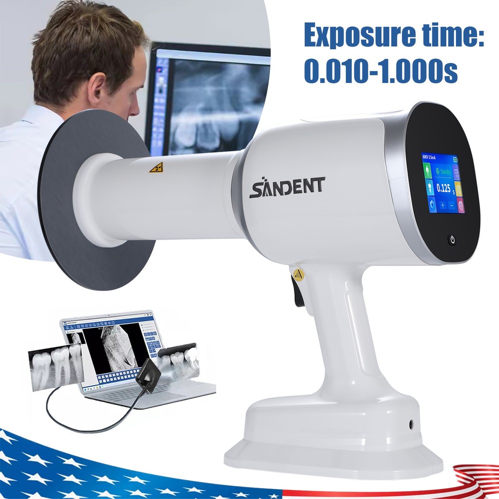 Dental Portable Imaging System Handhold Machine Unit Ray HighFrequency W. Shield
