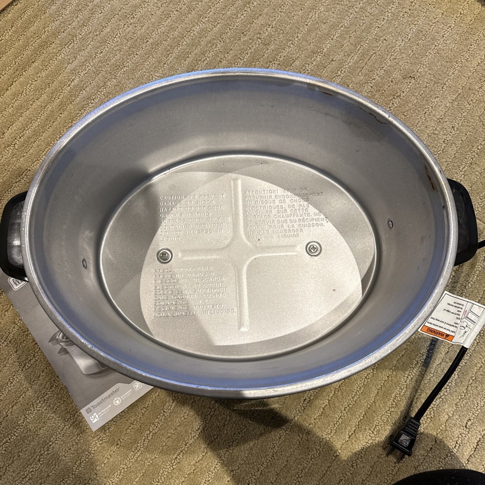Toastmaster 7 Quart Digital Slow Cooker Silver | Model TM-704SC **BASE ONLY**