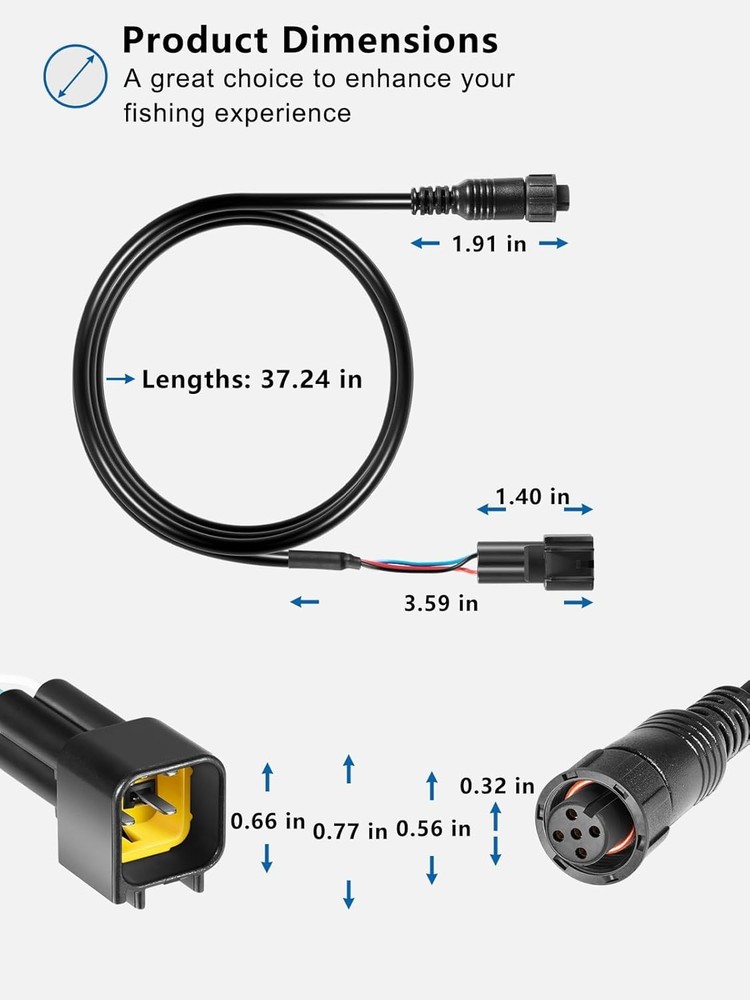010-12770-00 for Yamaha Garmin Adapter Cable J1939 Equipped GPSMAP Chartplotters