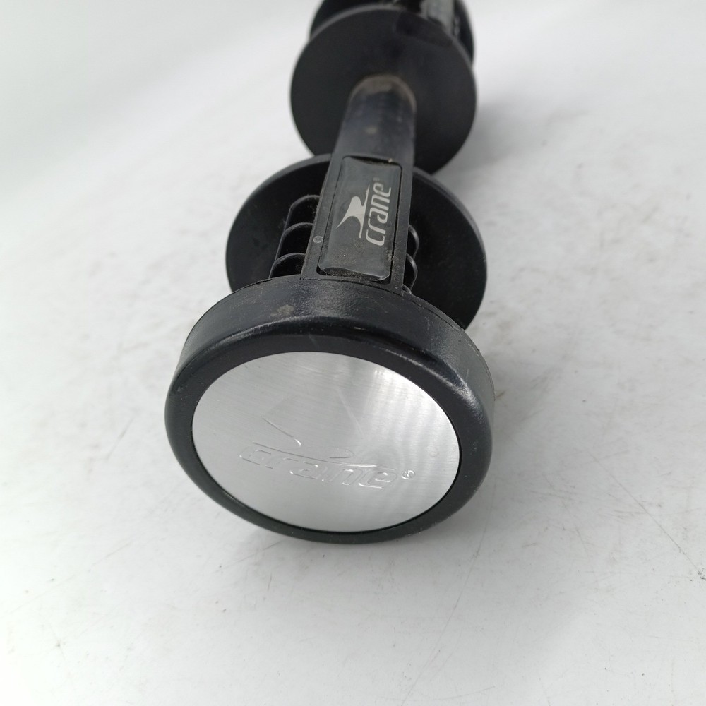 Crane Adjustable Dumbbell Handle Replacement Only Black 12.5 lb Selector Dial c2