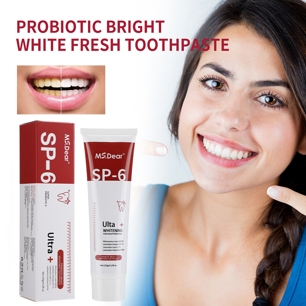 SP-6 Probiotic Toothpaste,Sp-6 Toothpaste Ultra Whitening Quick White Toothpaste