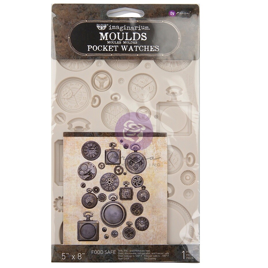Finnabair Decor Moulds 5"X8"-Pocket Watches