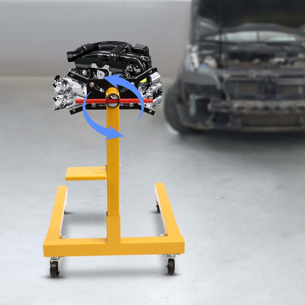 Vehicle Engine Block Stand 360 Degree Head 2000 LBS Folding Engine Stand