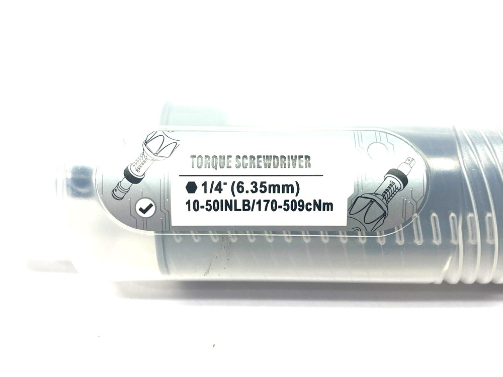 Checkline CTS-50 Adjustable Torque Screwdriver 1/4" 10-50 in/lb