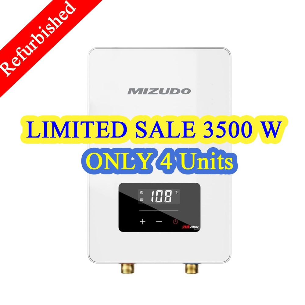 3500W Electric Tankless Water Heater Instant Hot Water for Sink Faucet USED