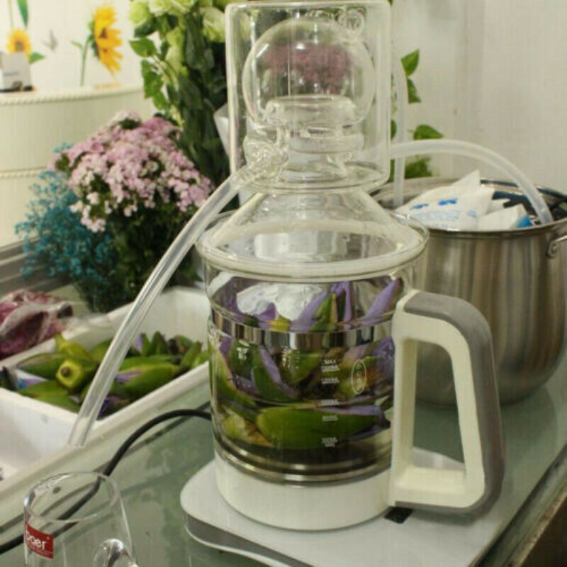 Distiller Pure Dew Machine Essential Oil Refining Electric Heating Extraction M#